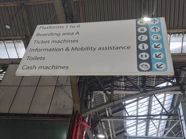 Hanging signage