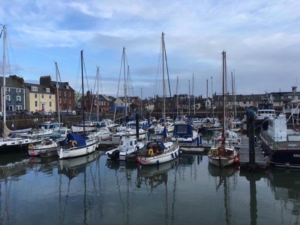 Arbroath's inner harbour