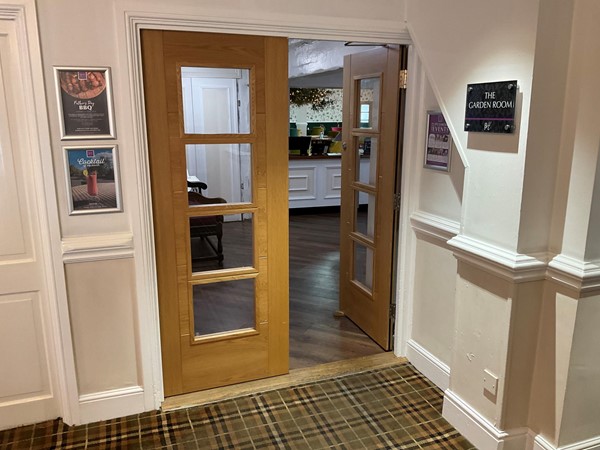 Picture of hotel doorway