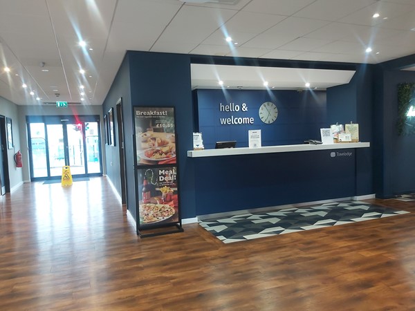 Image of a reception desk