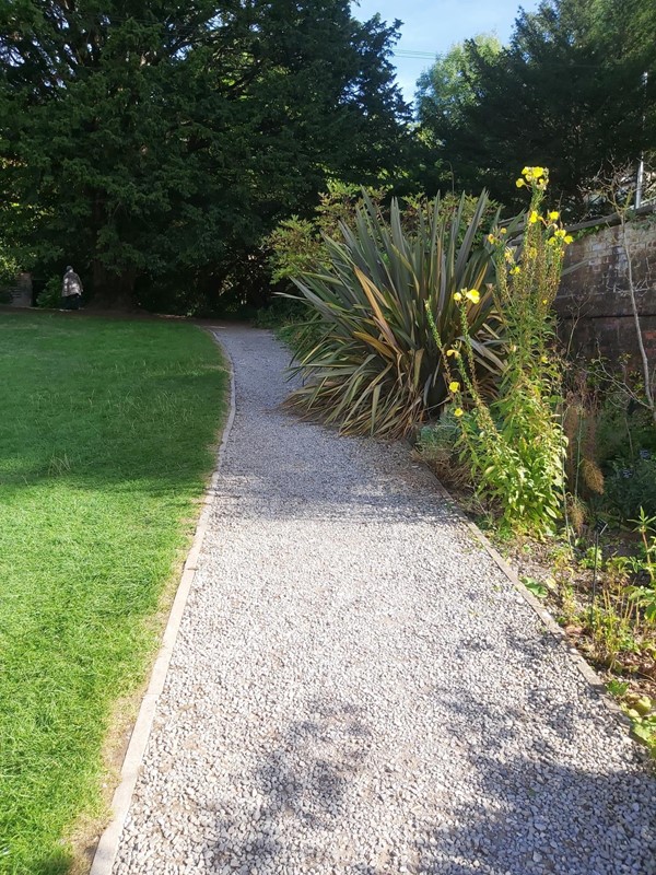 Gravel pathway