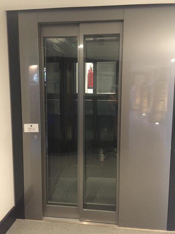 The lift in the theatre