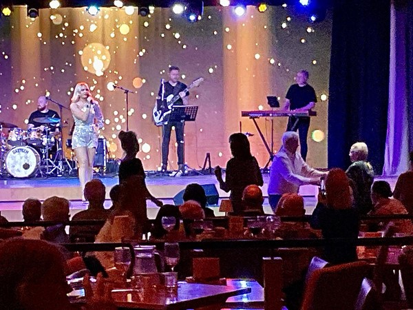 Image of a band on a stage