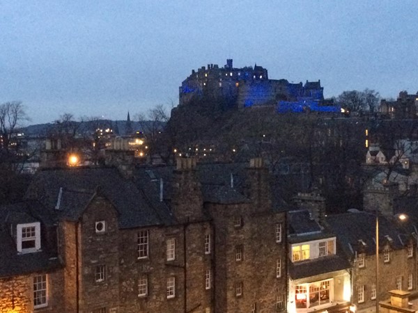 Picture of Tower Restaurant - View of Edinburgh Castle from the Tower balcony.