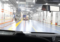 Image of a feery car deck