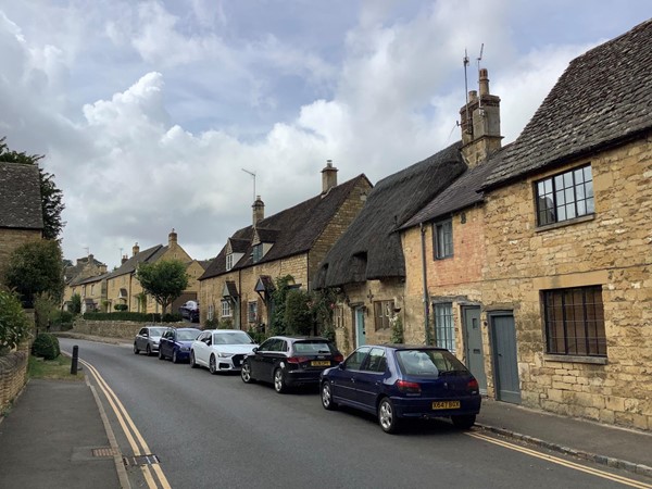 A street with cars