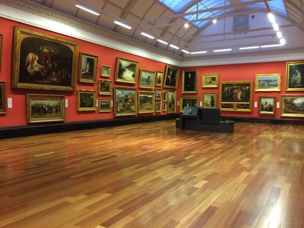 One of the galleries.
