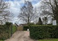 Old hall ahead of the gates