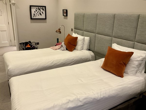 Image of twin beds.