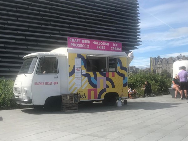 Picture of halloumi and ice cream food van