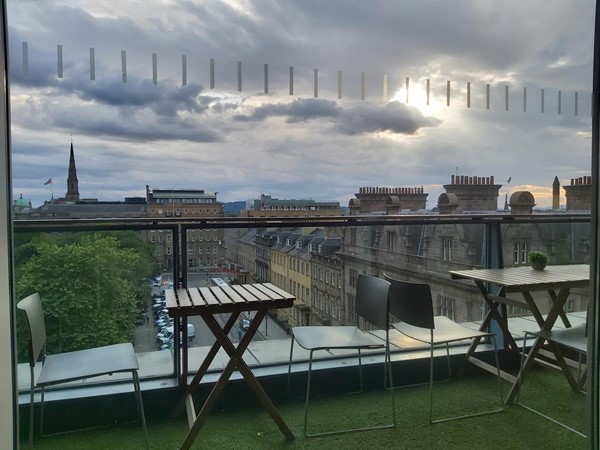 Seating on balcony