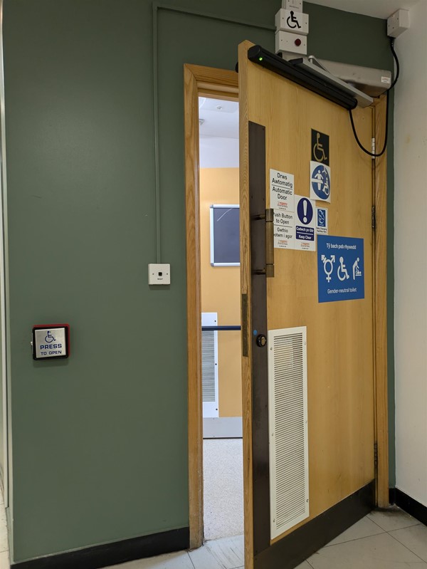 Image of door to the Changing Places toilet