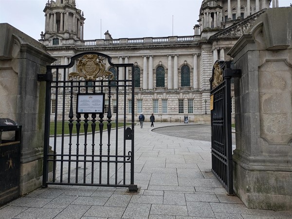 Image of entrance to the courtyard