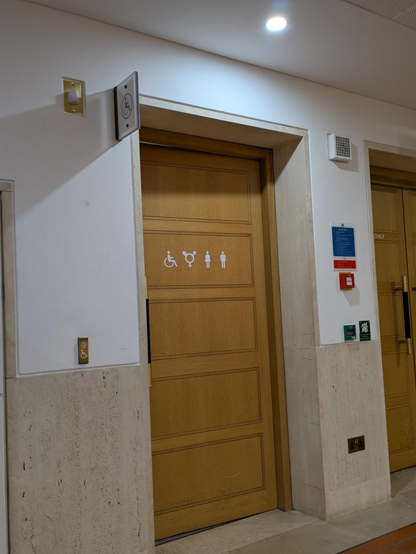 Image of door to accessible toilet