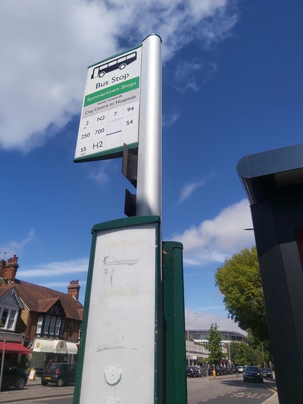 Picture of a bus stop