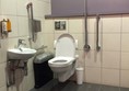 One of the large disabled toilets