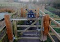 The gates can't be opened from either a mobility scooter or wheelchair, don't stay open when passing through, there are 5 if them, and, as livestock are rarely present, should be secured open most of the year, but aren't - they say it would be too much bother.