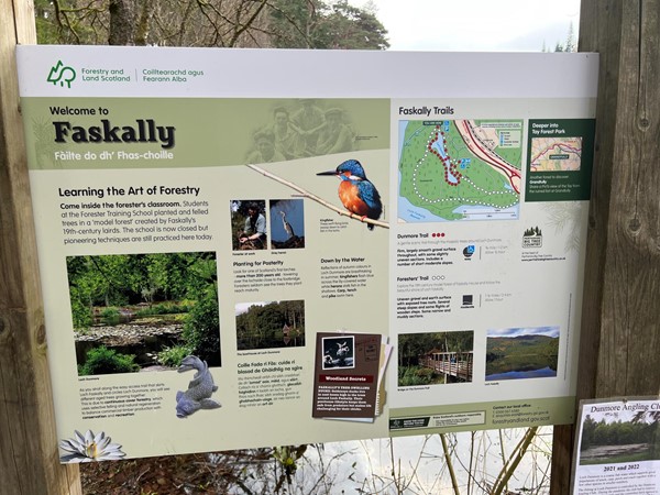 Picture of Tay Forest Park notice board