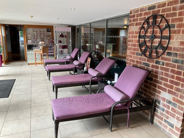 The sumptuous recliners are inviting