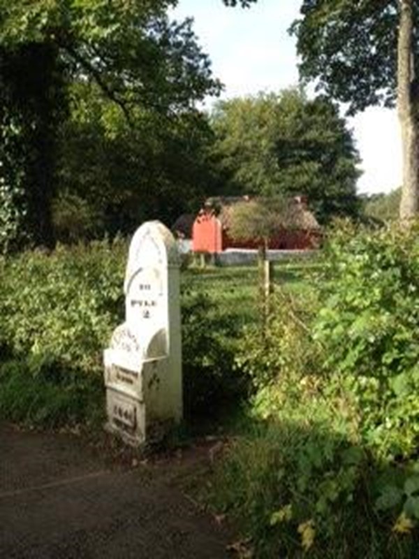 Picture of St Fagans National History Museum - White stone marker