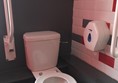 Picture of the works accessible toilet