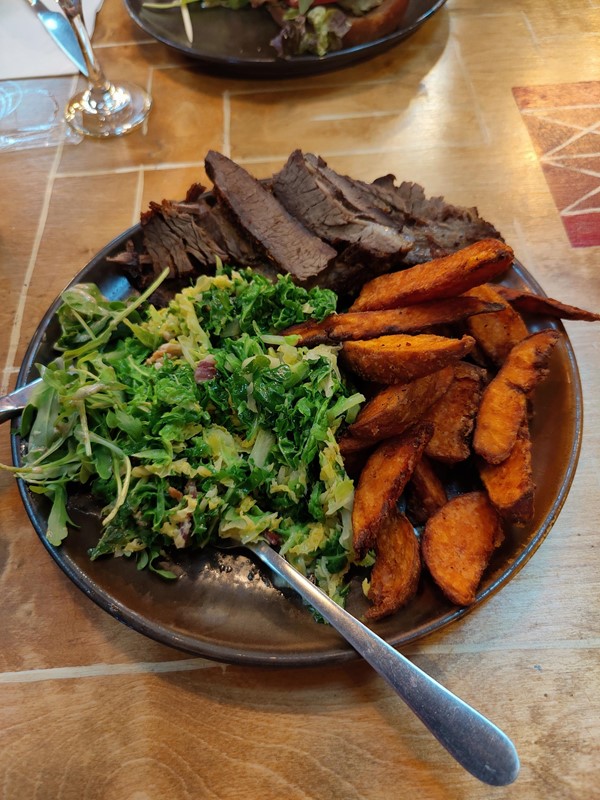 Food from the farmhouse grill