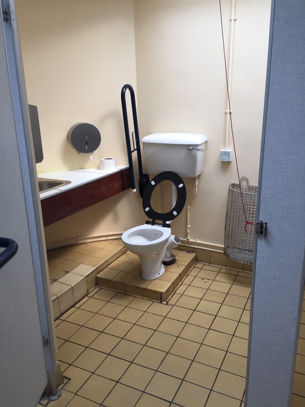 Accessible loo at Rockliffe Beach