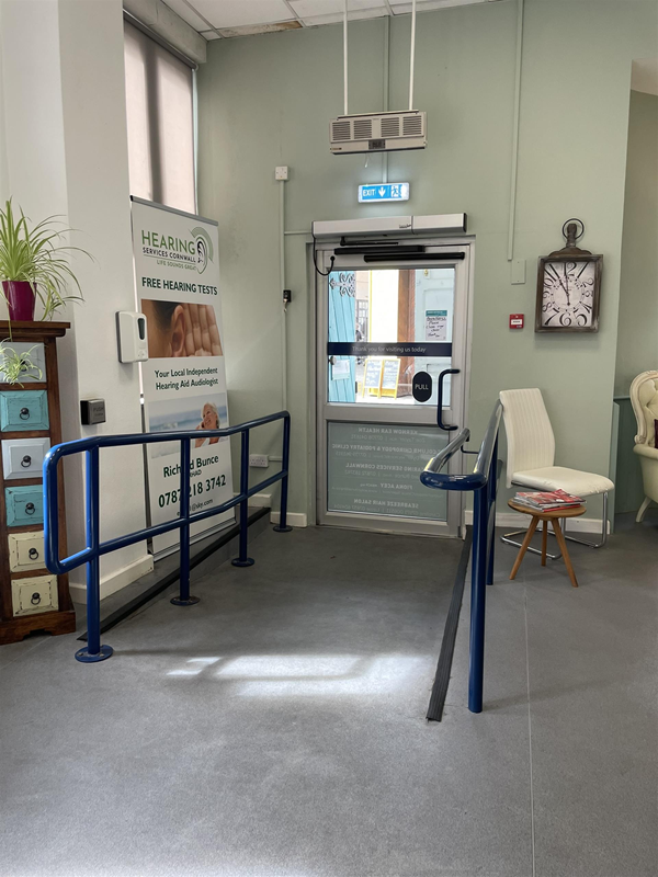 Ramp to reception