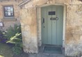 Image of a green door