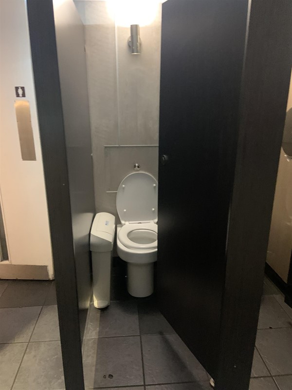 Image of a toilet cubicle