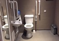 Accessible loo on lower floor