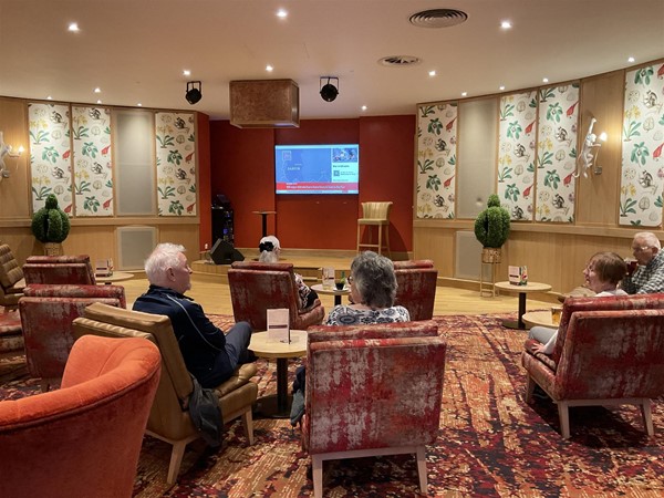 At Studley, one lounge you may enjoy could be the Bar lounge, with its comfortable seating, easy on the eye decorations, and something on the TV that may appeal. General its set on the news channel, but staff will willing change stations if a sports programme you want to watch is showing on one of the other channels.