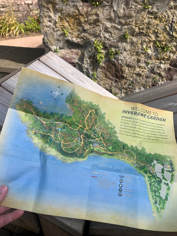 Map of the gardens
