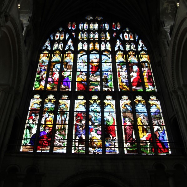 Stained glass window