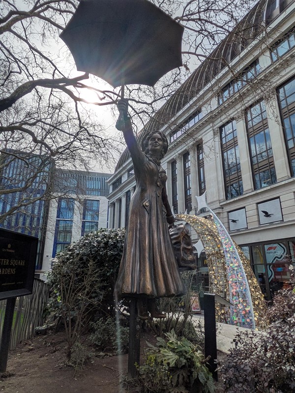 Image of Mary Poppins Statue