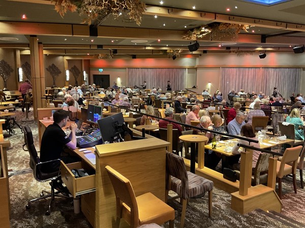 Image of people in a dining area