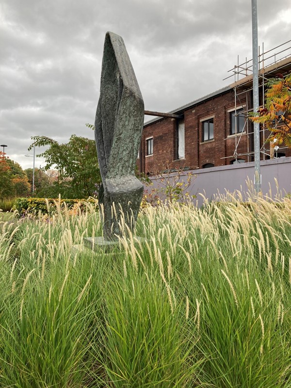 Sculpture In sensory garden