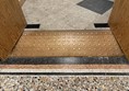 The studded entrance to several parts of the building could not be accessed independently.