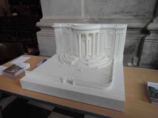 Model of the new step free entrance