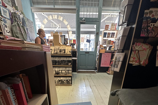 Image of the front of the shop with main counter