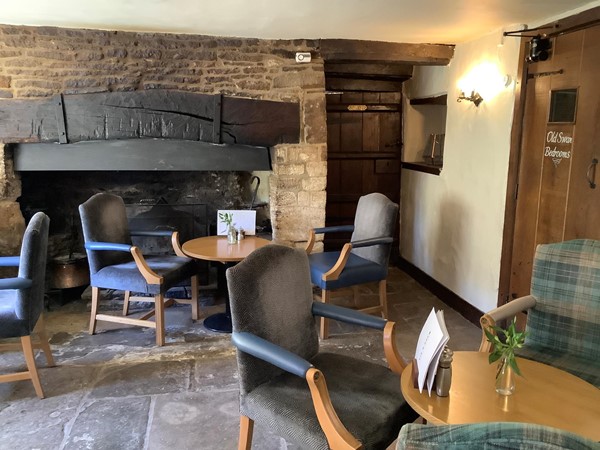 Bar seating area
