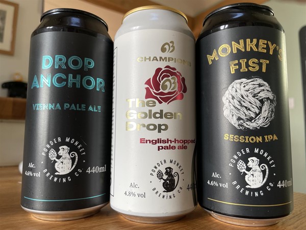 Image of three cans of beer