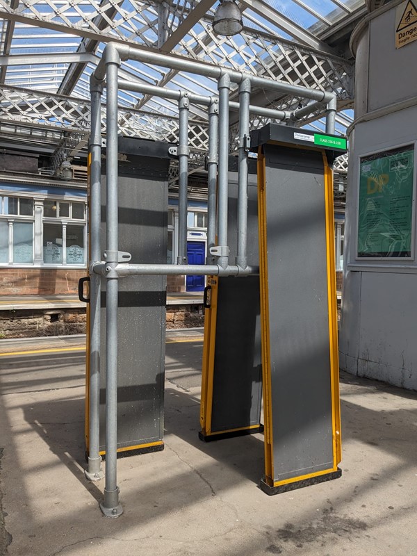 Image of Paisley Gilmour Street Railway Station ramps for assisted boarding