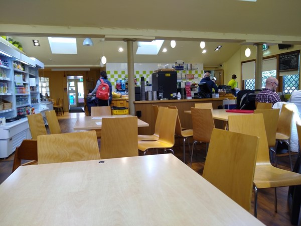 Spacious cafe