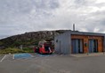 Malin Head's blue badge parking spaces and decent modern toilet block
