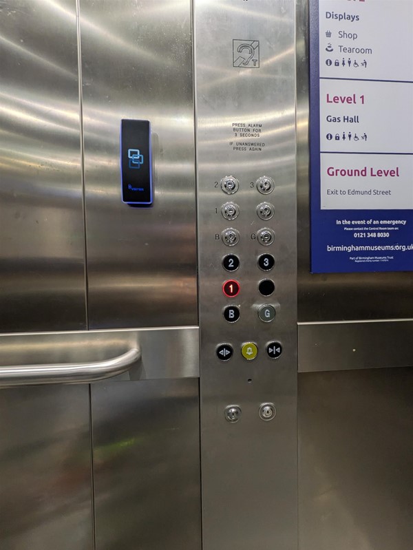 Image of lift buttons