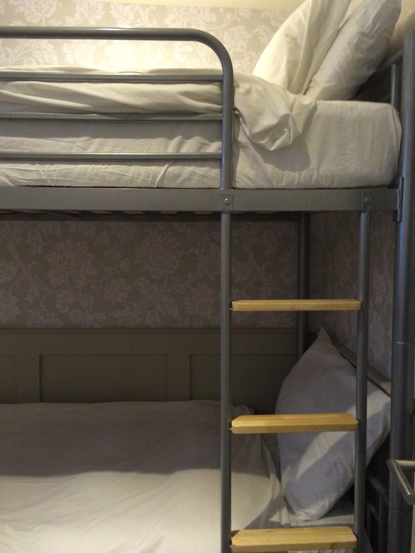 Bunks in the “bunk” room