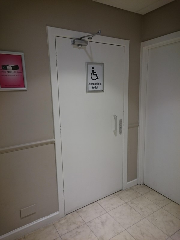 Picture of House of Fraser, Princes Street - Accessible Toilet Door