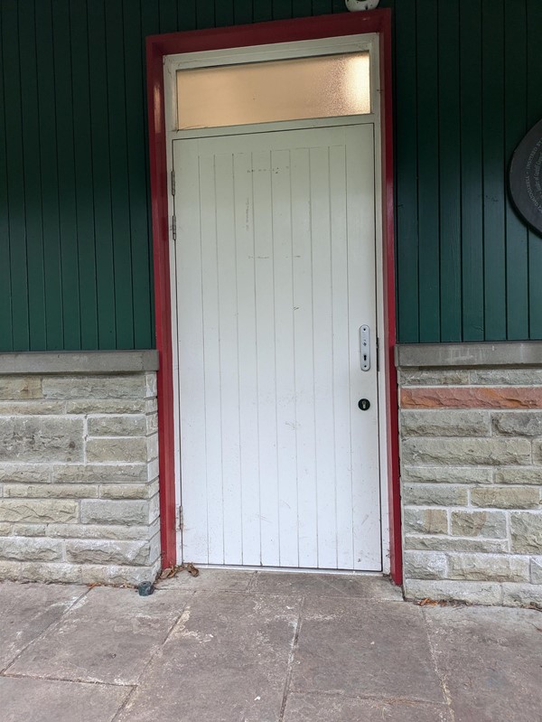 Image of door to the accessible toilet
