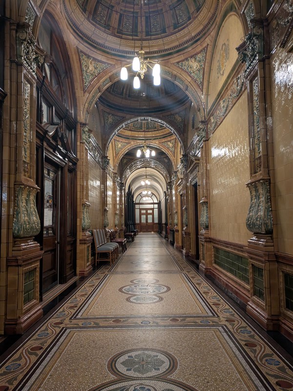 Image of marble corridor